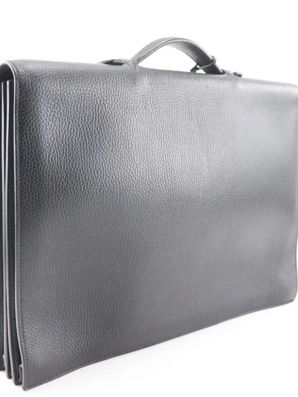 HERMES Sac a Depeche 41 Business bag black Fjord mens